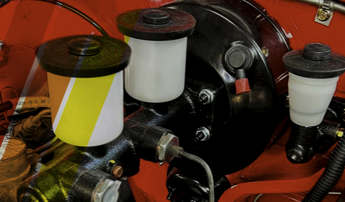 Brake reservoir detail — BJ40 frame-off restoration